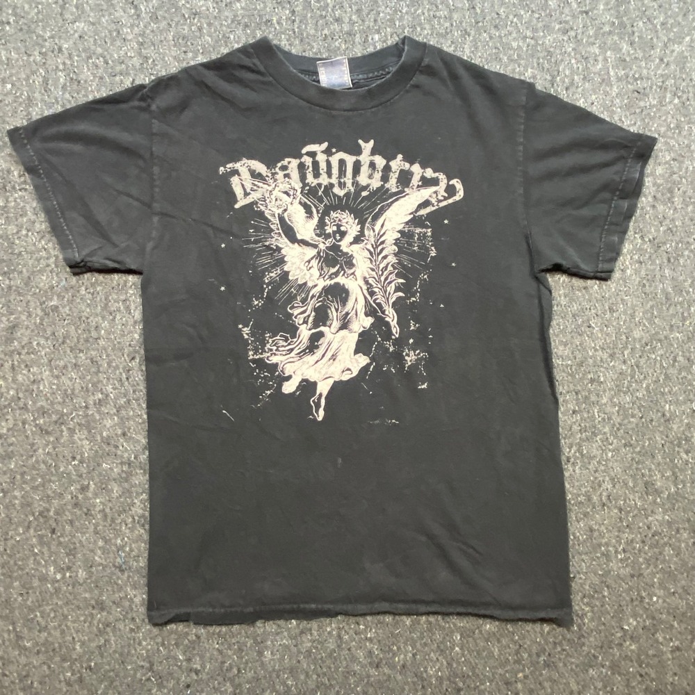 Daughters Band Shirt Small S Mens Black Grunge Angel Graphic Tee Tennessee River